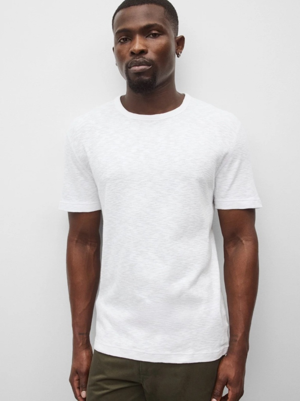 Reigning Champ white slub T-shirt Size Large NWT